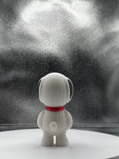 Snoopin Dog 3d Print Colored - Knitted Style