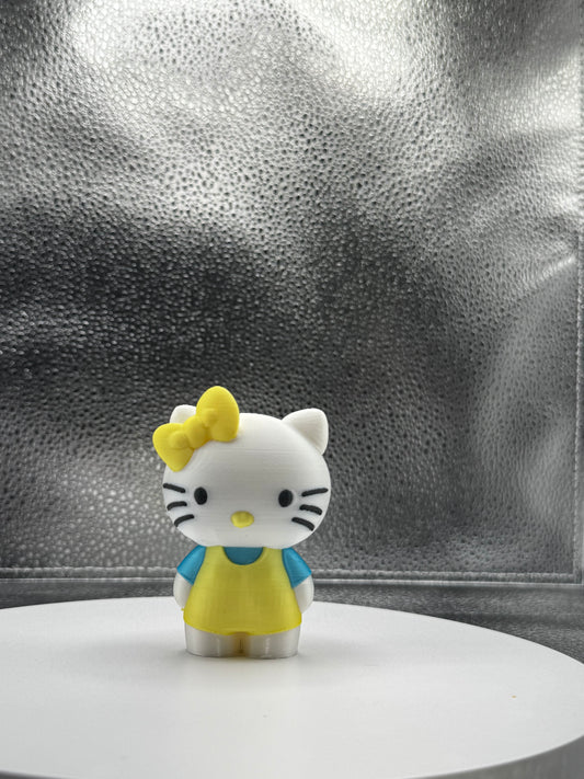 Hi Cat's Sister 3D Print - Colored