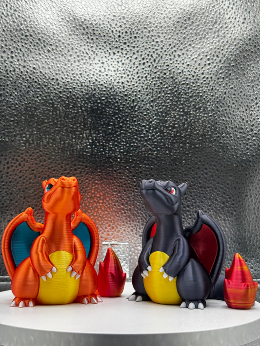 Zardmon 3d Print COLORED 3 Inches Tall - Metallic Shine
