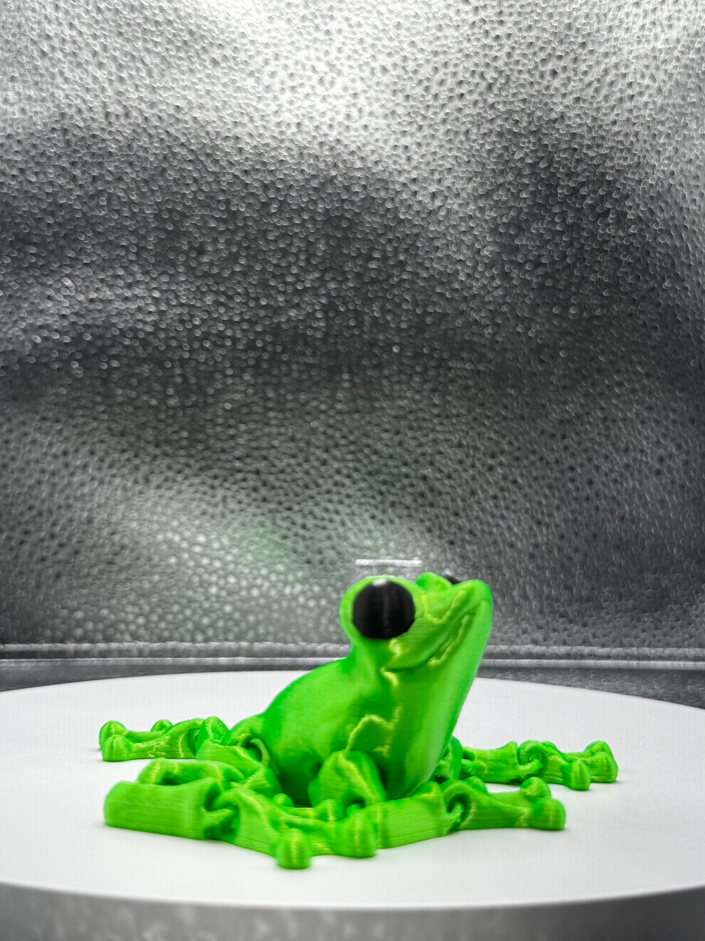 Flexi Frog 3D Print - Metallic Shine
