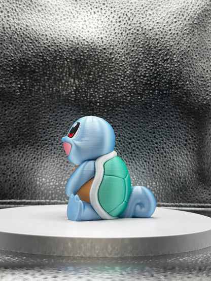 Turtlemon 3d Print COLORED 3 Inches Tall- Metallic Shine