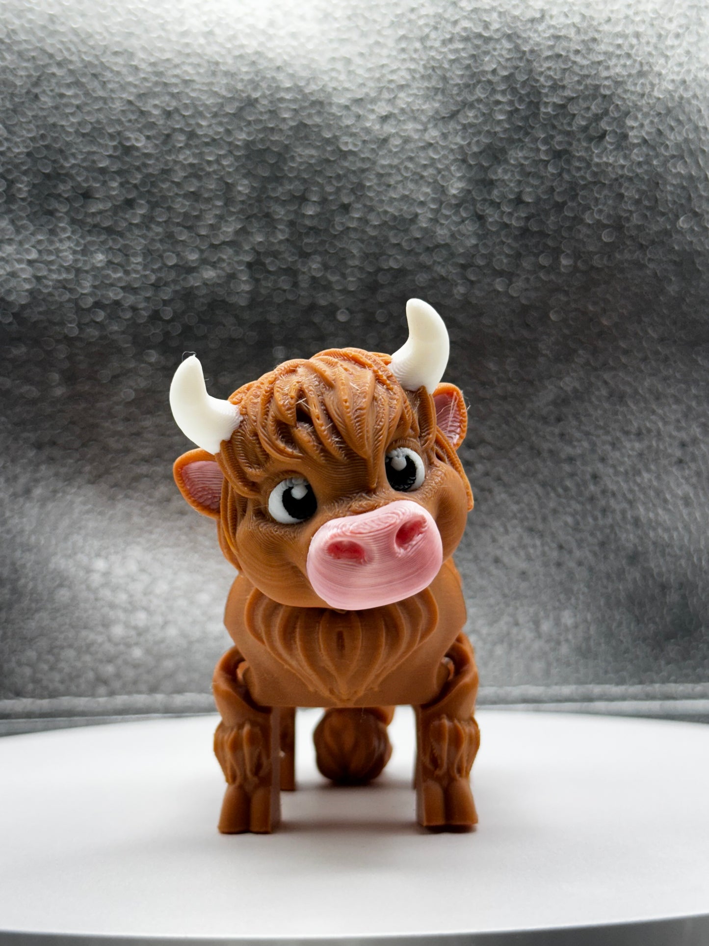 Highland Cow Fidget Flexi 3D Print