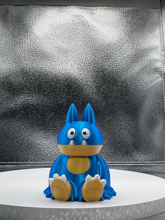 Munchymon 3d Print COLORED 3 Inches Tall - Metallic Shine