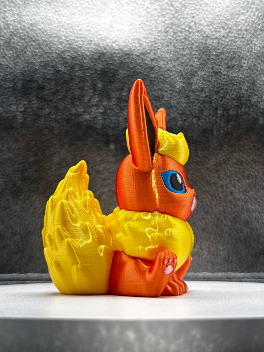Flaremon 3d Print COLORED 3 Inches Tall - Metallic Shine