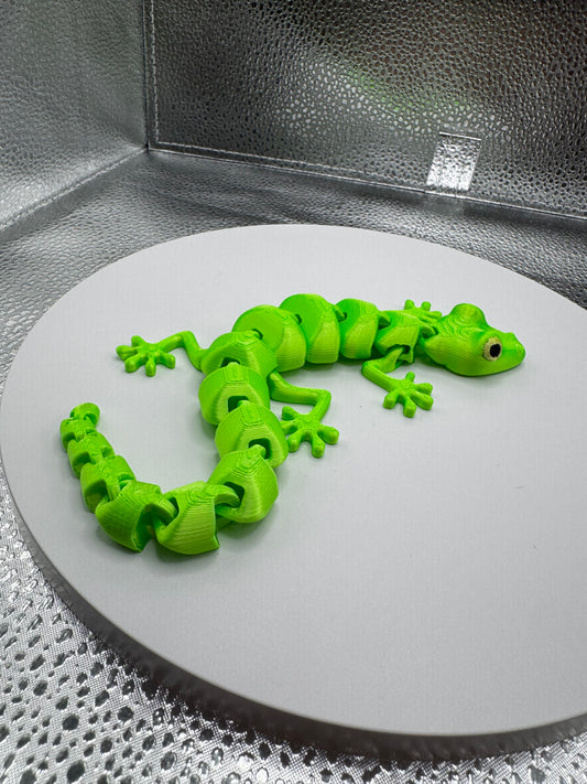 Flexi Lizard 3D Print - Metallic Shine- Random Color