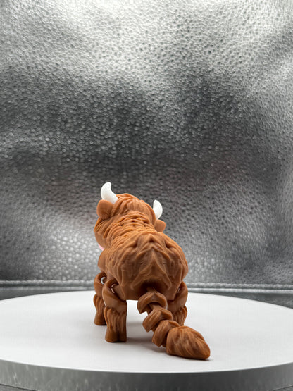 Highland Cow Fidget Flexi 3D Print
