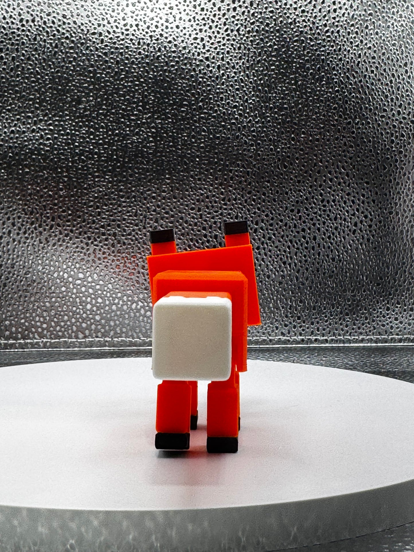 Blocky Fox 3D Print COLORED