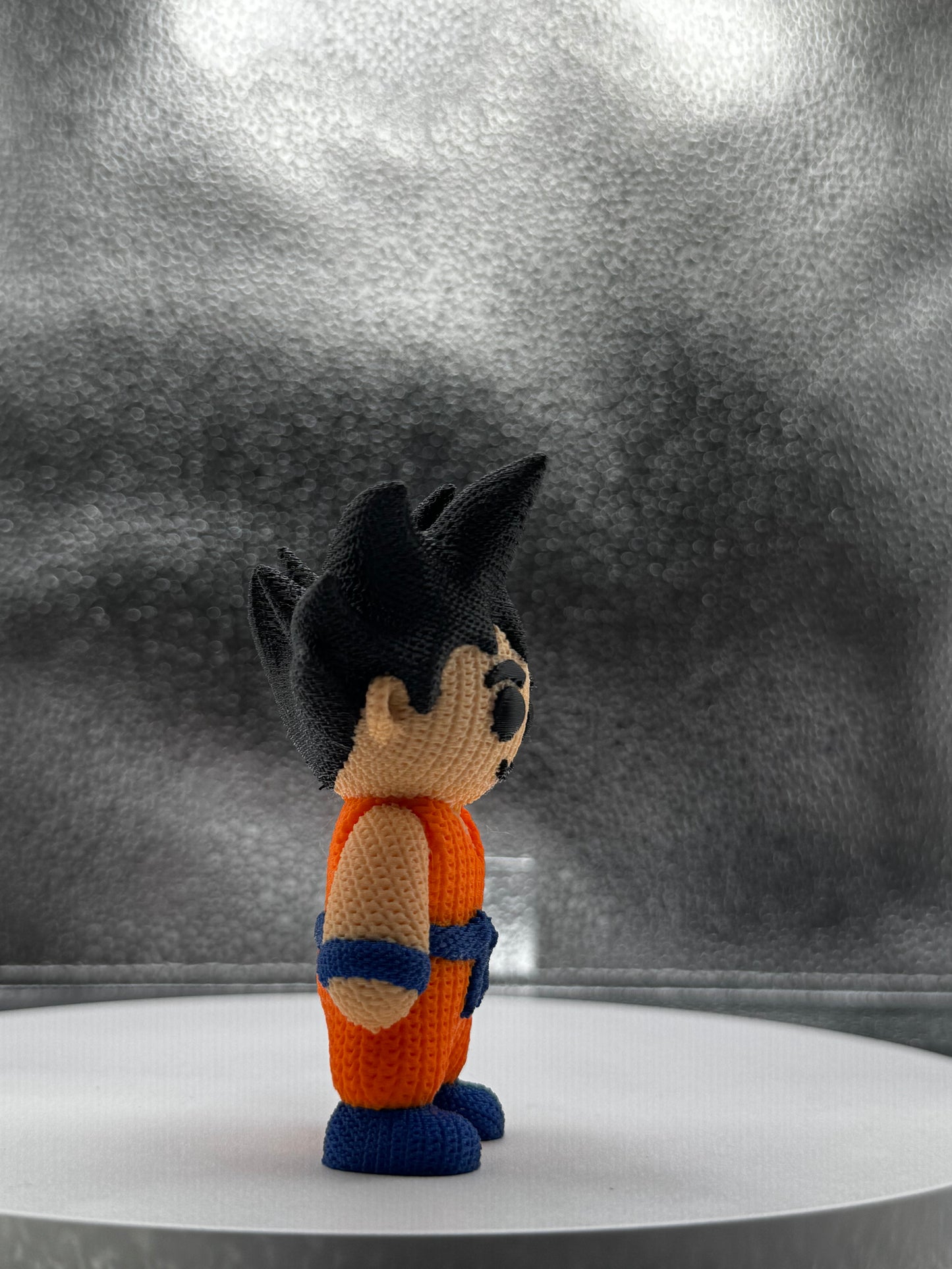Yelling Strong Man Knitted Style 3D Print