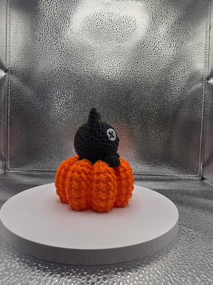 Crochet Cat Pumpkin 3D Print