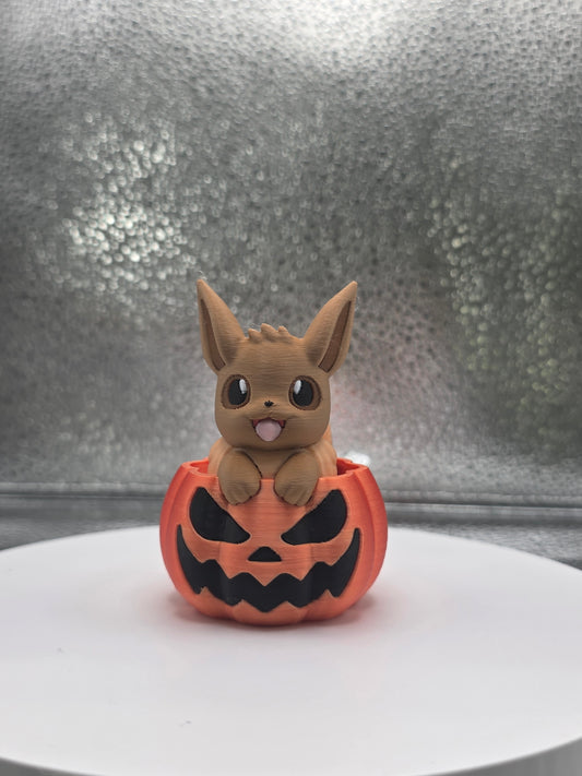 Pumpkin Eevmon 3D Print