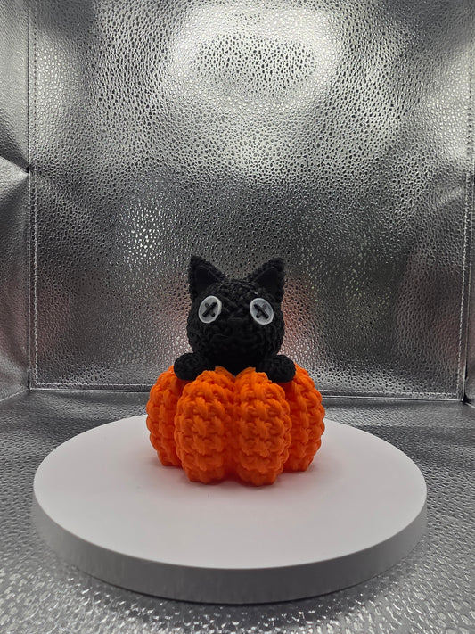 Crochet Cat Pumpkin 3D Print