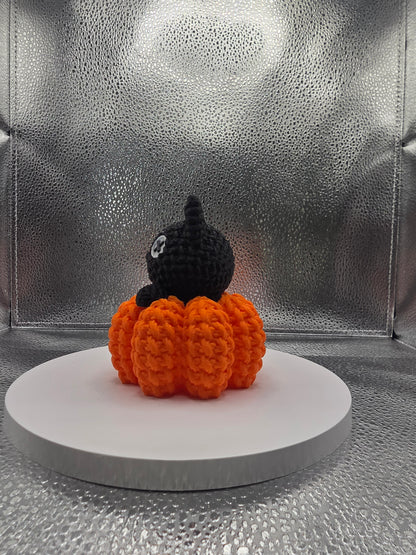 Crochet Cat Pumpkin 3D Print