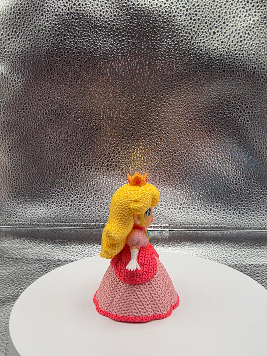 Princess Pink Knitted Style 3d Print