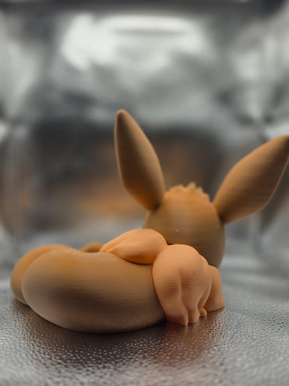 Sleeping Eevmon 3d Print