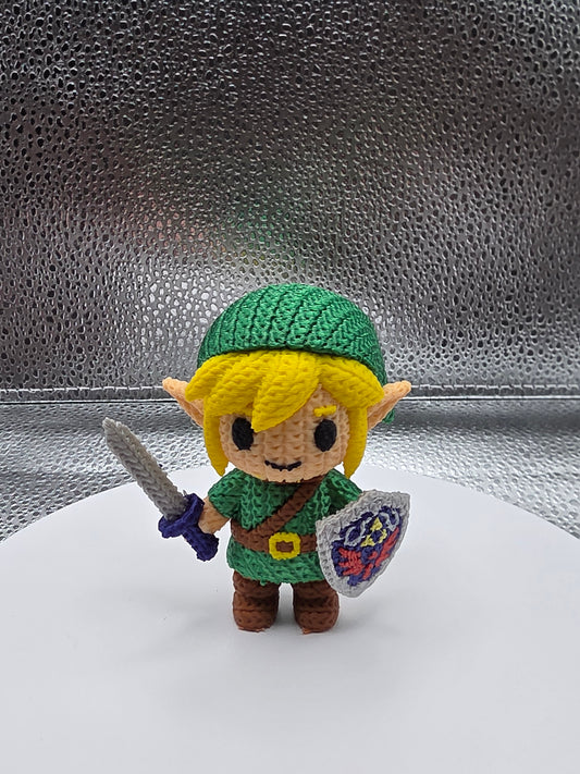 Green Elf Knitted Style 3D Print