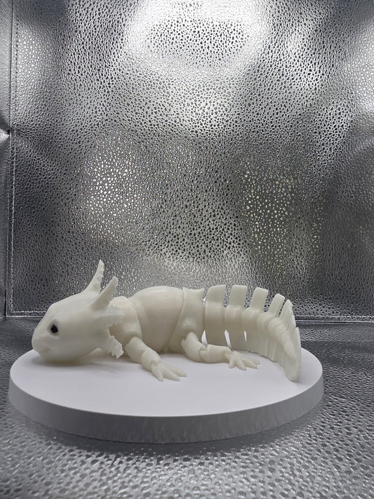 Glow in the dark Axolotl 3D Print