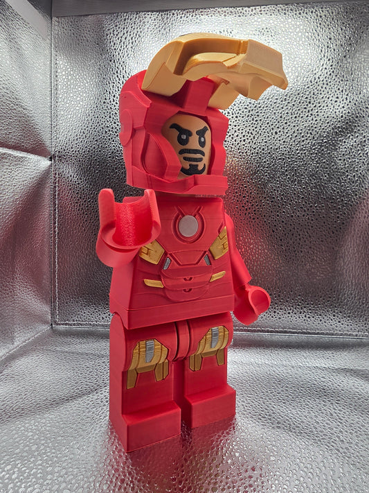 Aluminum Man Hero Brick 3D Print