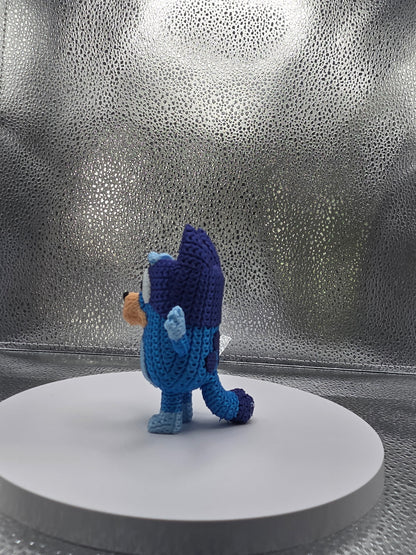 Cartoon Blue Dog 3D print