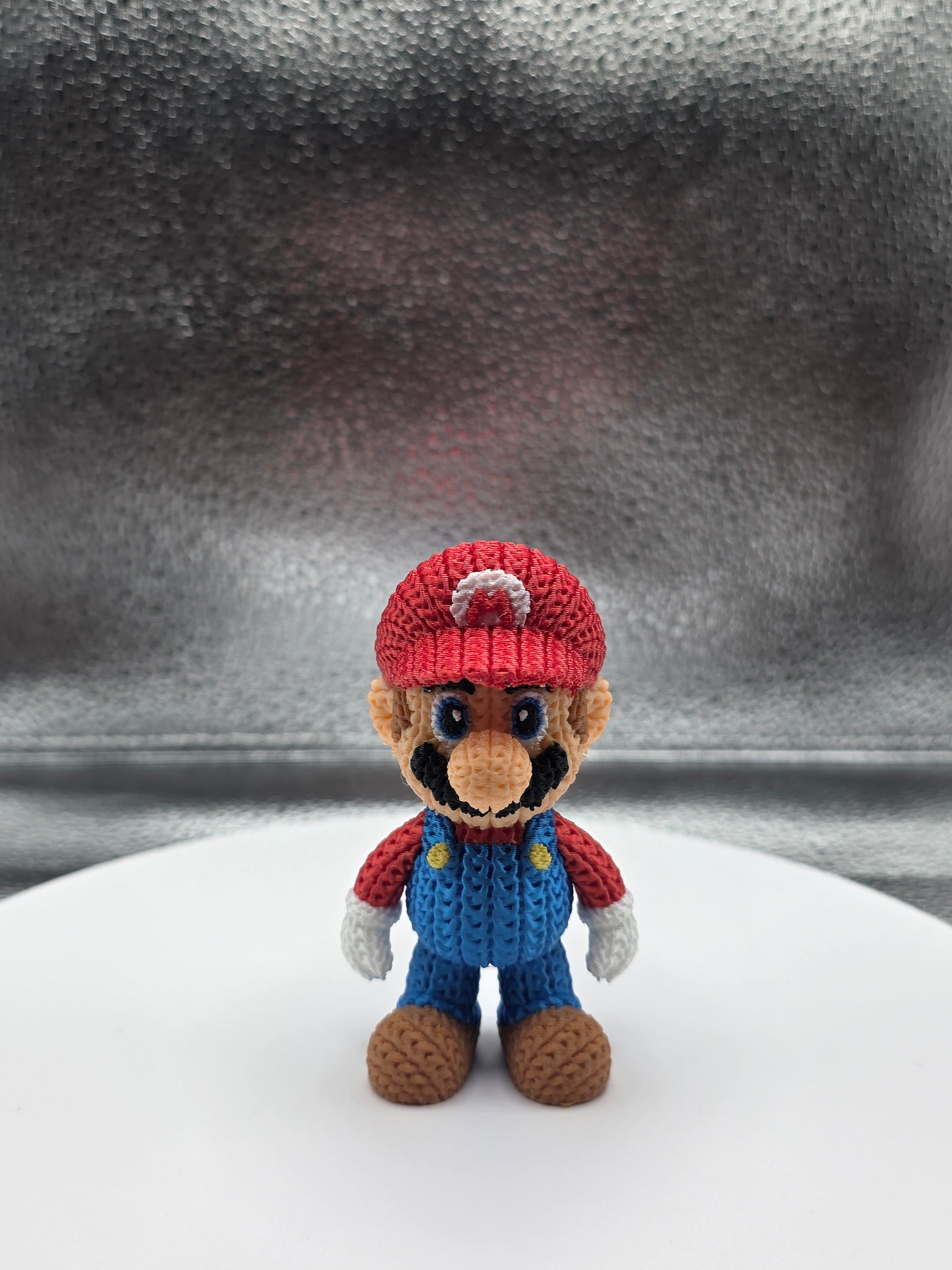 Knitted Italian Plumber Man 3d Printed Knitted