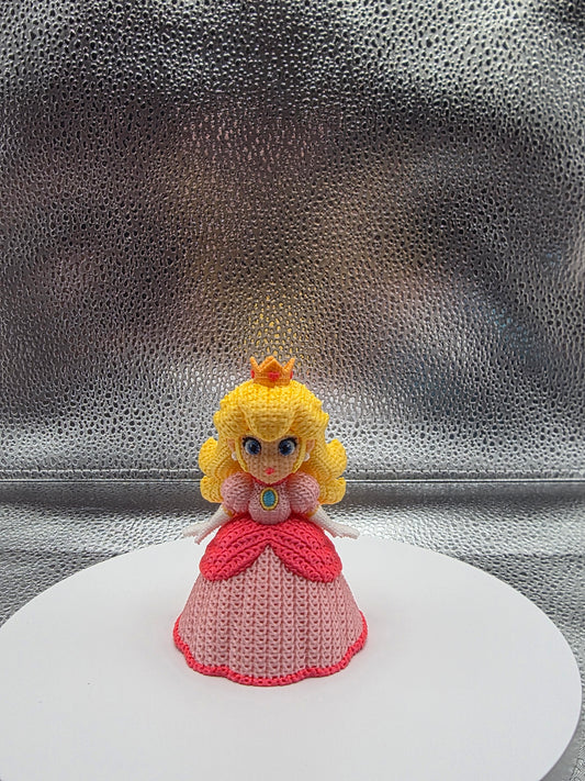 Princess Pink Knitted Style 3d Print