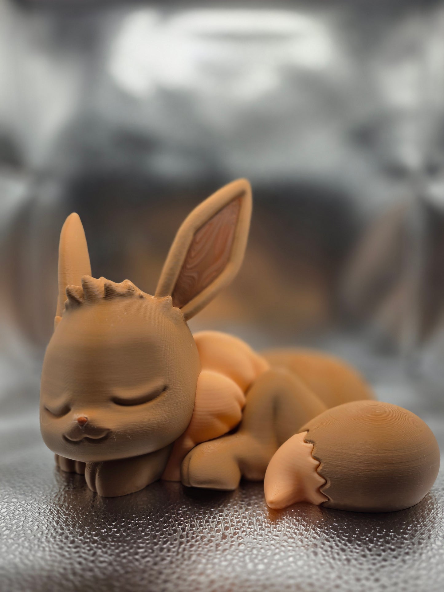 Sleeping Eevmon 3d Print