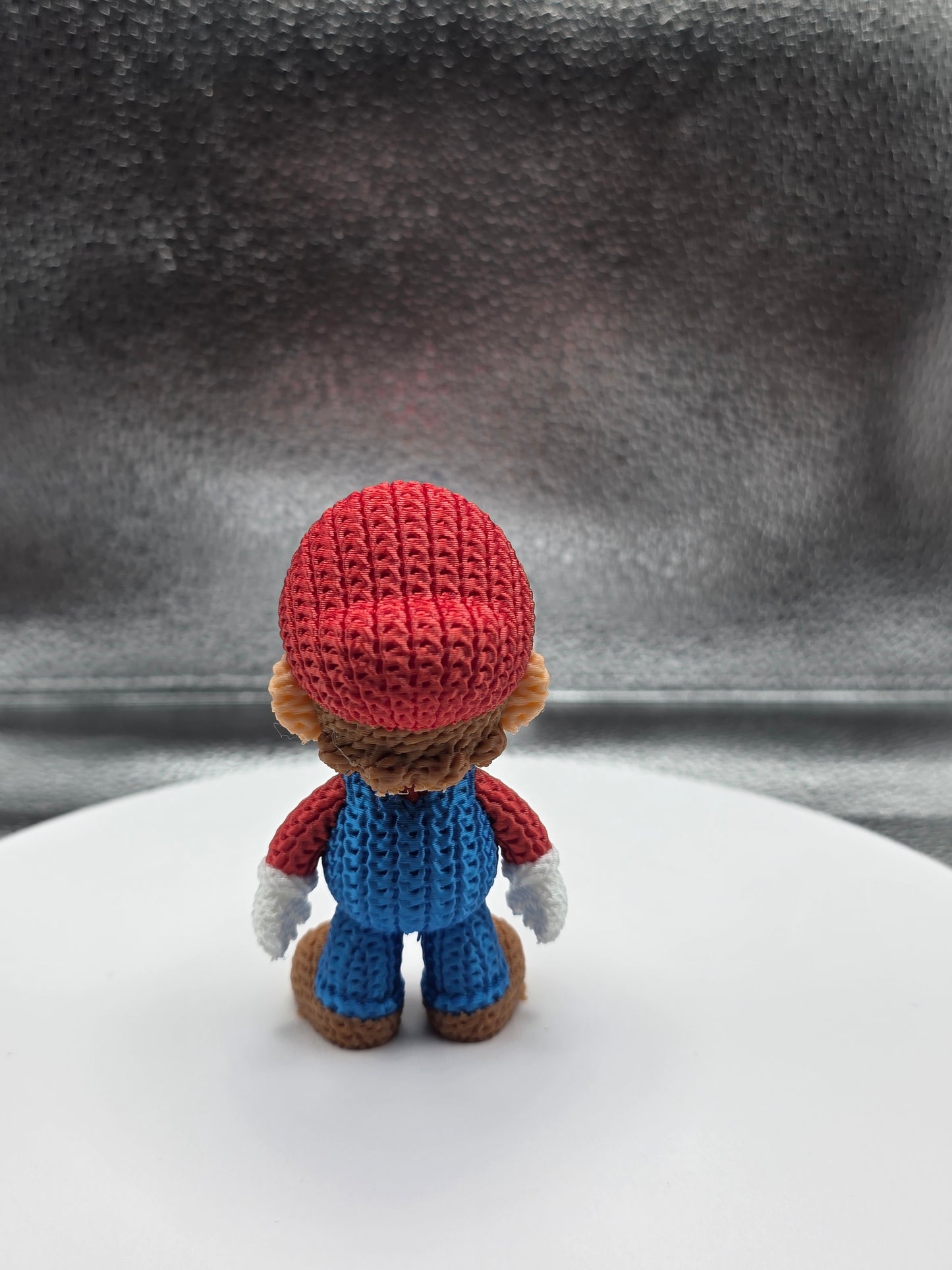 Knitted Italian Plumber Man 3d Printed Knitted
