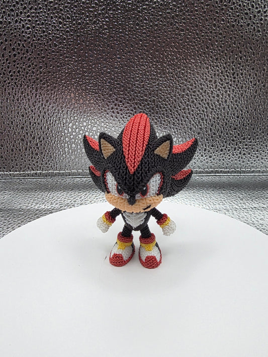 Emo Hedgehog Knitted Style 3D Print